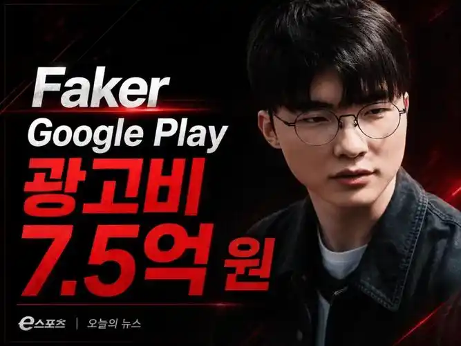 Faker谷歌广告狂揽7亿，电竞选手商业价值天花板再刷新
